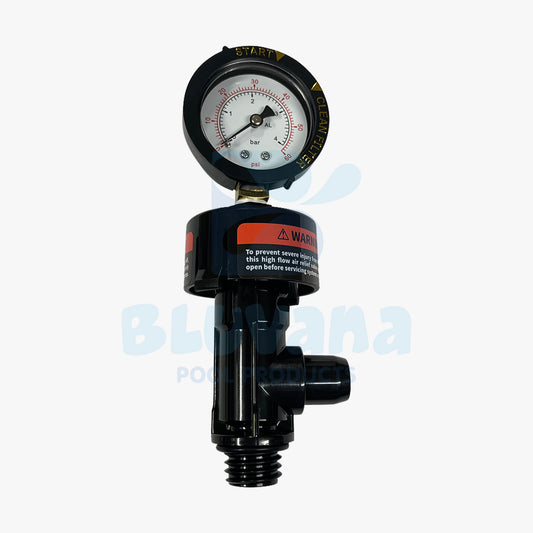 Air Relief Valve with Pressure Gauge Kit Compatible with Pentair® Style Pool & Spa Filters